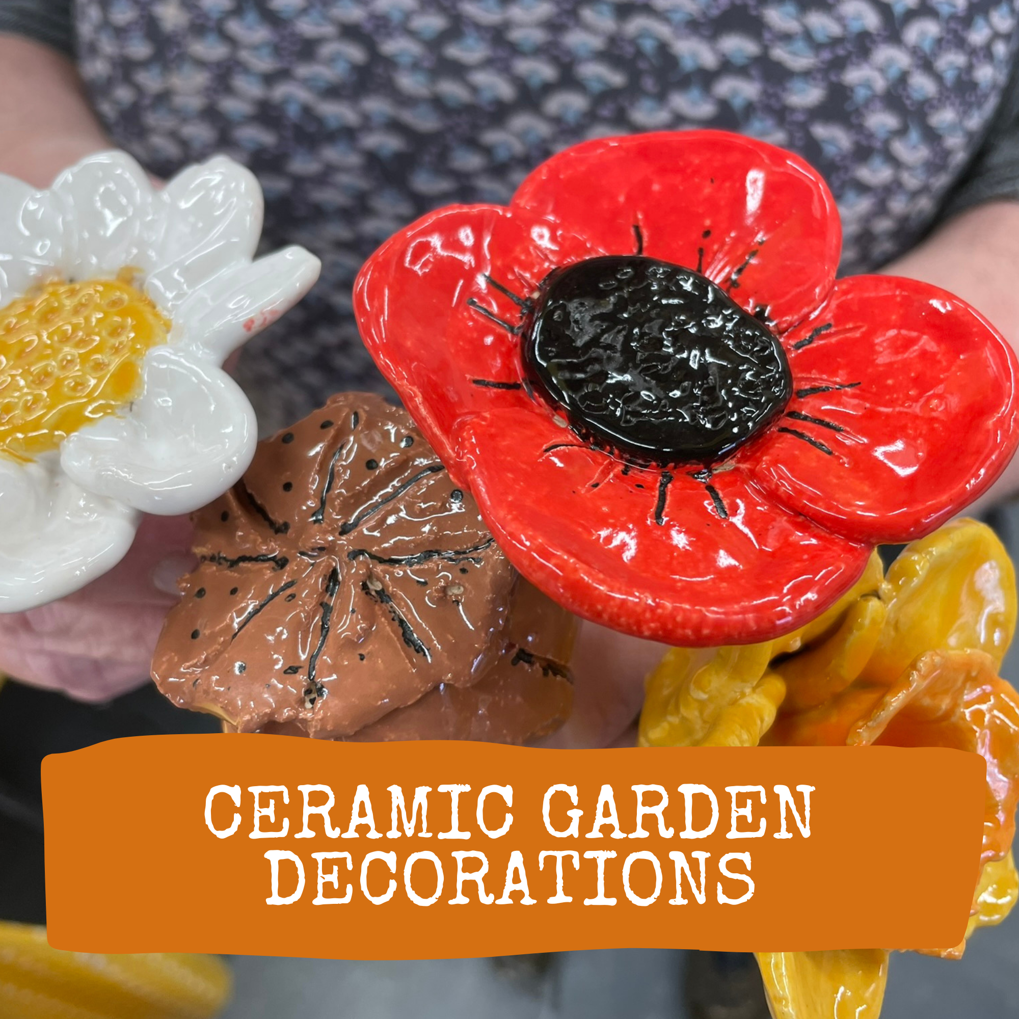 Ceramic garden decorations (2)