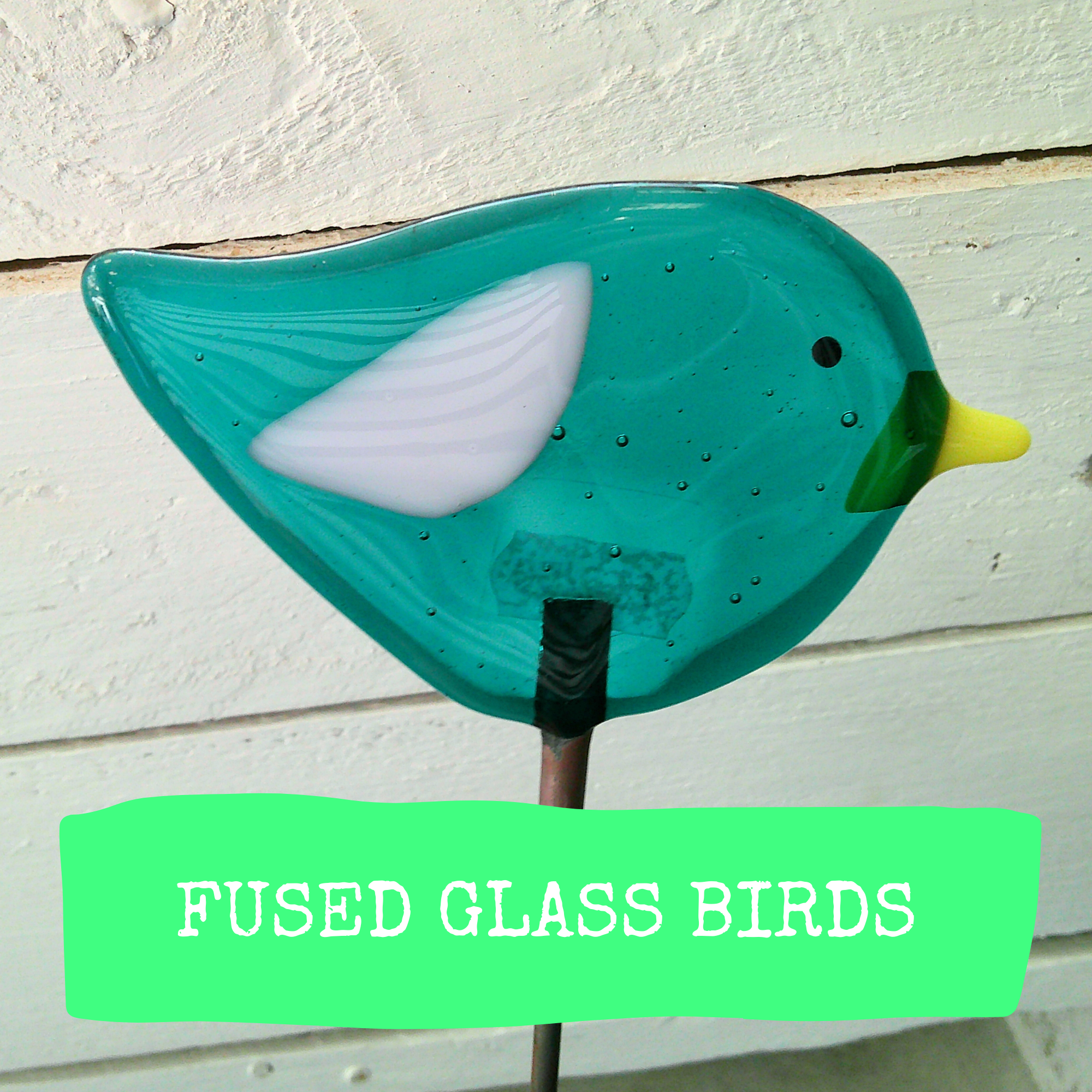 2026 Workshops Fused Glass Birds